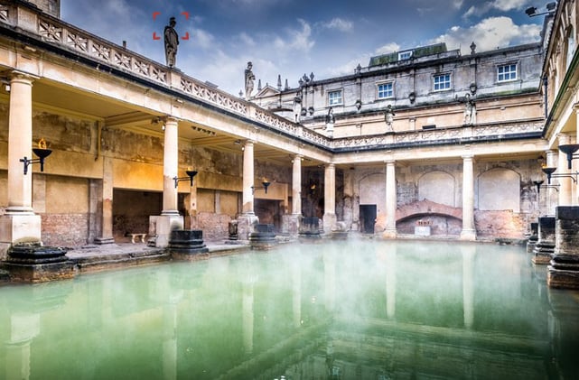 Roman Baths view finder